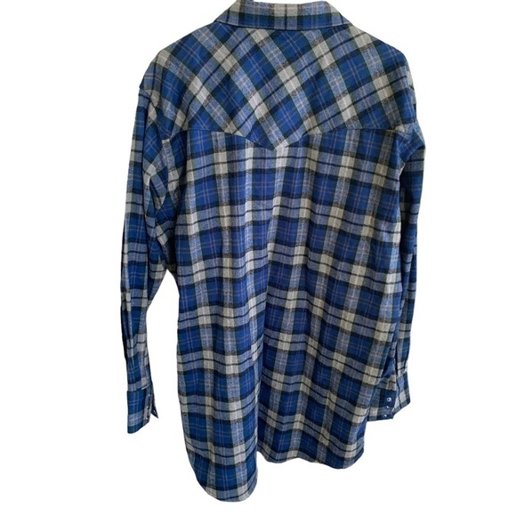 Painted Mesa Men’s Western Aztec Plaid Button Front Shirts Size XL - Picture 3 of 6